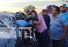 ¡Quedó atrapado en el Vehículo! Conductor se volcó en la carretera Darío Las Calabazas Foto: ¡Quedó atrapado en el Vehículo! Conductor se volcó en la carretera Darío Las Calabazas / TN8
