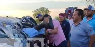 Foto: ¡Quedó atrapado en el Vehículo! Conductor se volcó en la carretera Darío Las Calabazas / TN8