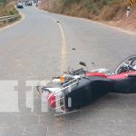 Todo por una invasión de carril: Motorizados chocan en el Jícaro, Nueva Segovia