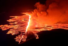 Erupción volcánica en Islandia amenaza a 30.000 personas Foto: Erupción en Islandia /cortesía