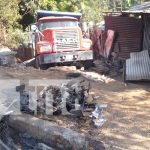 Viviendas afectadas tras colisión de camión en el Memorial Sandino, Managua