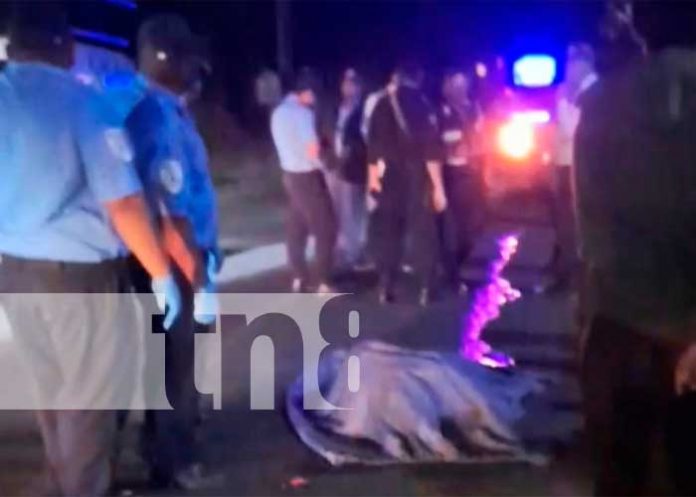 Se movilizaba a pie y una camioneta acabó con su vida en San Marcos, Carazo