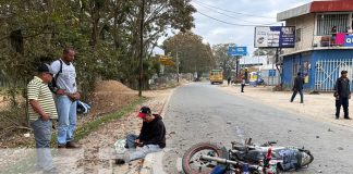 Foto: Colisión de dos motocicletas dejan a sus ocupantes lesionados en Jalapa/TN8