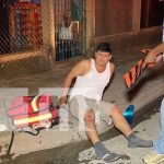 Choque entre motocicletas en Juigalpa deja conductores lesionados