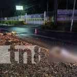 Foto: Motociclista pierde la vida al estrellarse contra la cuneta en la Carretera a Masaya/TN8