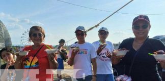 Foto: Cientos de personas disfrutaron del almíbar más grande en el Puerto Salvador Allende/TN8