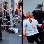 ¿Y si fuera al revés? Mujer manosea a un hombre en el gimnasio (Video)
