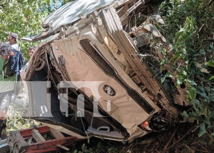 Un fallecido tras accidente del camión que cayó a un abismo en Nueva Segovia