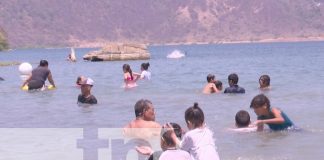 Foto: Xiloá continúa siendo el lugar perfecto para refrescarse después de una calurosa semana/TN8