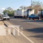 Foto: Emergencia en Nandaime! Accidente vial deja un herido y destrozos materiales / TN8