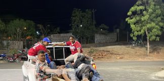 Foto: Seis personas lesionadas tras vuelco de una camioneta, carretera a Puerto Díaz, Juigalpa/TN8