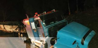 Triple colisión deja cuantiosos daños materiales en comarca El Portón del municipio de Boaco