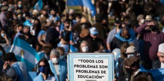 Foto: Paro docentes en Argentina /cortesía