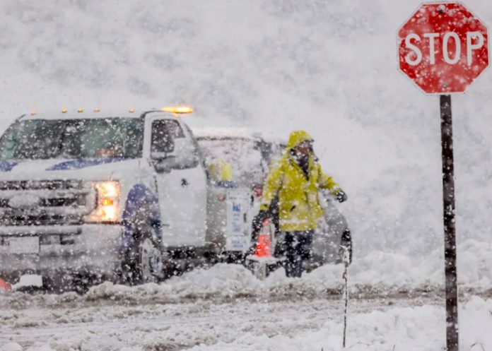Foto: Nevadas extremas en California /cortesía