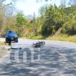 Mala maniobra provocó accidente de tránsito en San Fernando, Nueva Segovia Foto: Mala maniobra provocó accidente de tránsito en San Fernando, Nueva Segovia/TN8