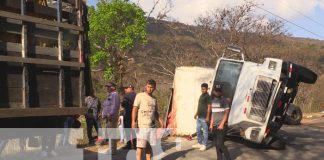 Foto: ¡Vivos de milagro! Tras vuelco de camión en el km 165 carretera La Concordia, Estelí/TN8