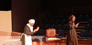 Inauguración de Expo Teatro en el Teatro Nacional Rubén Darío en Managua