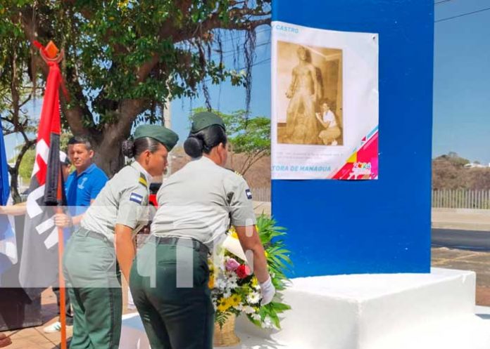 3 Rinden homenaje en Nicaragua al General José Dolores Estrada por su natalicio