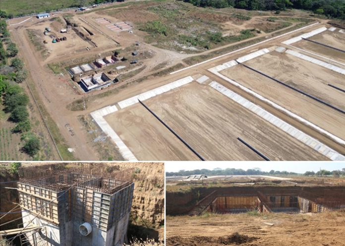 Avanza con un 45% las obras del Sistema de Saneamiento de El Viejo