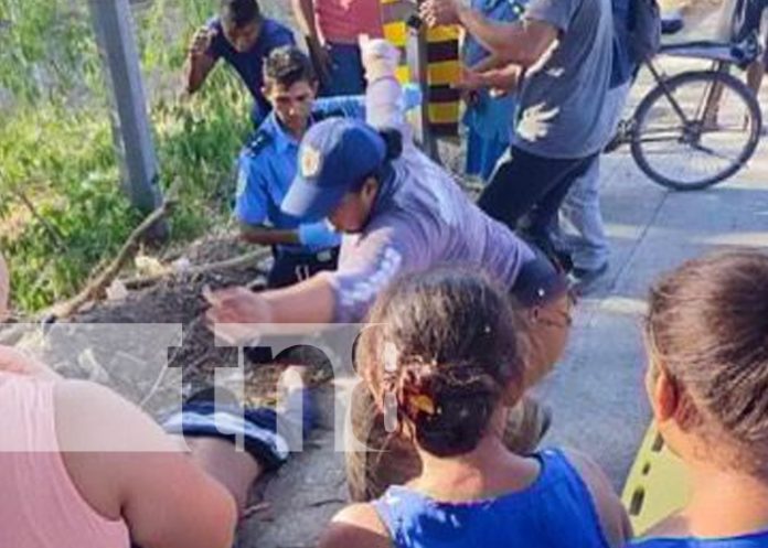 3 Foto: Motociclista gravemente herido en el km179 de la Carretera Villanueva-Somotillo/TN8