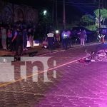 Motociclista muere tras violento accidente en Carretera Ticuantepe