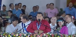Foto: Comandante Hugo Chávez en Nicaragua