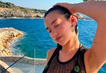 Dua Lipa deslumbra con su figura sensual desde el mar luciendo traje de baño Foto: Dua Lipa deslumbra con su figura desde el mar luciendo un sensual traje de baño de una pieza / Cortesía