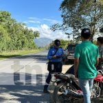 Conductor de un camión impacta a motociclista en en el km 284 en Jalapa, Nueva Segovia Foto: Conductor de un camión impacta a motociclista en en el km 284 en Jalapa, Nueva Segovia/TN8