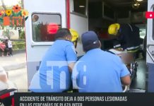 Foto: Terrible accidente de tránsito en Plaza Inter, Managua / TN8