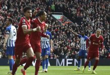 Liverpool comanda la Premier tras su victoria ante el Brighton Liverpool toma el liderato de la Premier