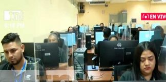 Recorrido por centros de computo del Consejo Supremo Electoral