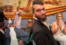 Novia se desploma en el altar tras dar el «sí acepto» Novia se desmaya en su boda tras decir "sí acepto"