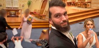 Novia se desmaya en su boda tras decir "sí acepto"