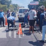 Fatalidad en Carretera Sur: Motociclistas chocan con camioneta en el km 11 Foto: Accidente de tránsito en Carretera Sur / TN8
