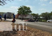 Foto: Mortal accidente en carretera Chinandega-Corinto / TN8