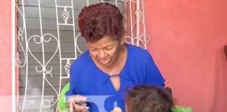 Foto: Familia de mujer que sufrió un fuerte accidente en el sector de Plaza Inter, Managua / TN8