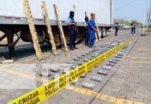 Policía incauta 96.858 kilos de cocaína en el puesto fronterizo «El Espino» de Madriz Evidencias ocupadas en operativo de Madriz