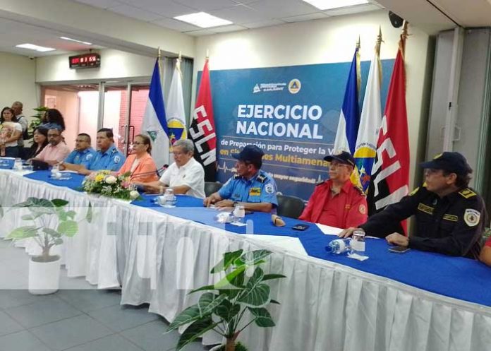 Foto: Preparación para ejercicio de protección a la vida 2024 en Nicaragua / TN8