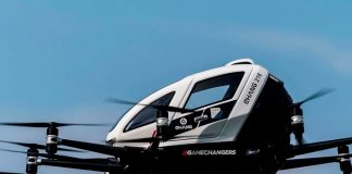 Un futurista taxi volador ya está a la venta en China
