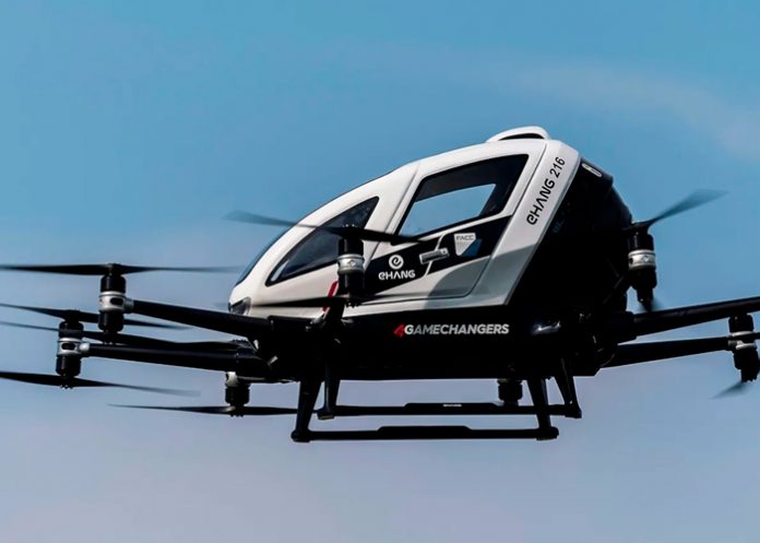 Un futurista taxi volador ya está a la venta en China