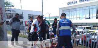 Foto: Fuerte accidente con motorizados en Managua / TN8