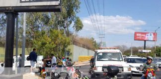 Foto: Fuerte accidente con motorizados en Managua / TN8