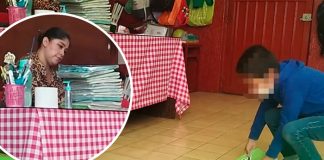 Maestra tira los cuadernos de sus alumnos