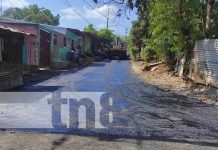 Lomas de Guadalupe, en Managua, con otro rostro: Avanzan obras de revestimiento vial Foto: Lomas de Guadalupe, con otro rostro en Managua / TN8