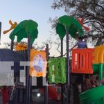 Niños de Rivas reciben nuevos juegos infantiles