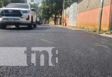 No más lodo: Familias de comarca Los Vanegas, en Managua, estrenan calles Foto: Mejoramiento vial en Los Vanegas, Managua / TN8