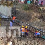 Cauce La Primavera, en Managua, avanza en su novena etapa de revestimiento Foto: Revestimiento de cauce en el barrio La Primavera, en Managua / TN8