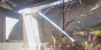 Foto: Bomberos controlan incendio en una vivienda de Estelí / TN8