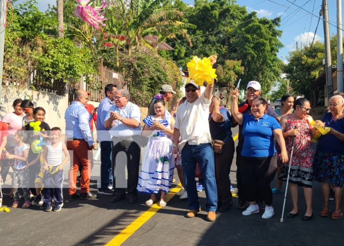 1 Programa 'Calles para el Pueblo' llega al barrio Tierra Prometida en Managua