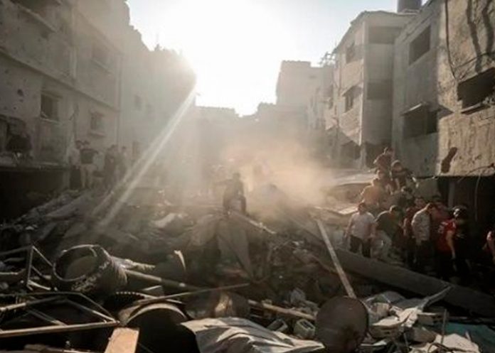 Foto: Nuevos crímenes en Gaza /cortesía